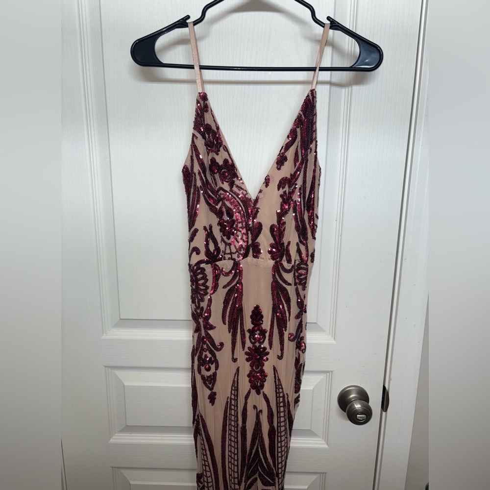 Fashion Nova Sequin Embellished Dress